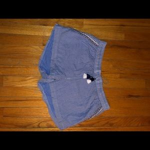 Vineyard Vines Striped Embroidered Pull-On Shorts